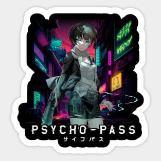 Graphic Art Akane Tsunemori Sticker